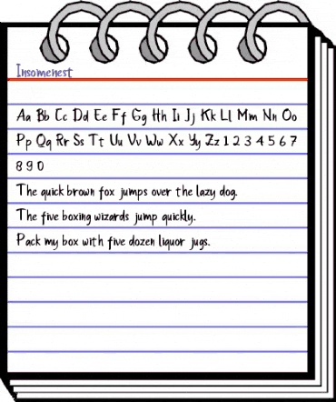 Insomenest Regular animated font preview Insomenest Regular animated font preview