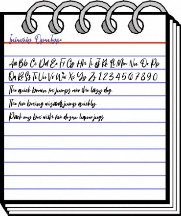 Intensity Regular animated font preview Intensity Regular animated font preview