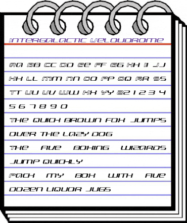 Intergalactic Regular animated font preview Intergalactic Regular animated font preview