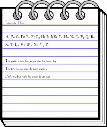 Interlude Demo Regular animated font preview Interlude Demo Regular animated font preview