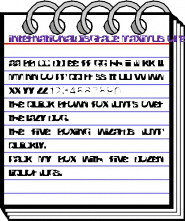 InternationalDisgrace Maximus animated font preview InternationalDisgrace Maximus animated font preview