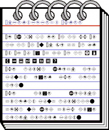 InterstatePi Three animated font preview