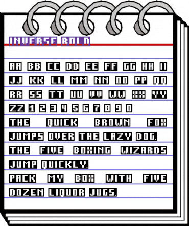 Inverse-Bold Regular animated font preview Inverse-Bold Regular animated font preview