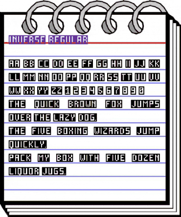 Inverse-Regular Regular animated font preview Inverse-Regular Regular animated font preview
