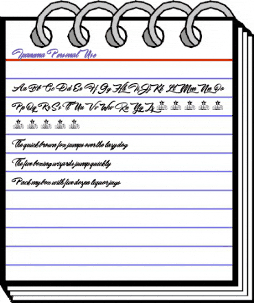 Ipanema Personal Use Regular animated font preview Ipanema Personal Use Regular animated font preview