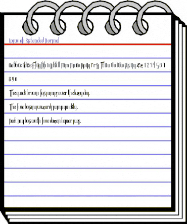 IpswichExtended Normal animated font preview IpswichExtended Normal animated font preview