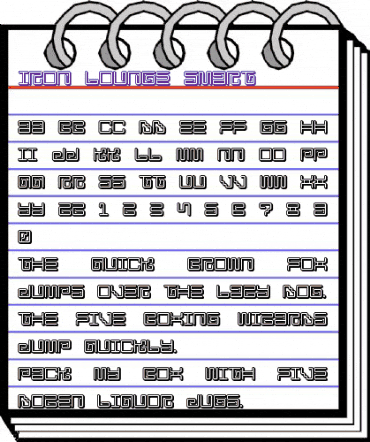 Iron Lounge Smart Regular animated font preview