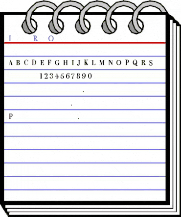 Ironbridge Roman animated font preview Ironbridge Roman animated font preview