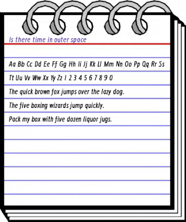 Is there time in outer space? Regular animated font preview Is there time in outer space? Regular animated font preview