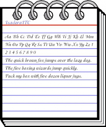 IsadoraITC Medium animated font preview IsadoraITC Medium animated font preview