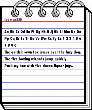 IsomarSSK Regular animated font preview IsomarSSK Regular animated font preview