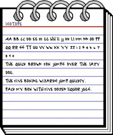 Isotope Regular animated font preview Isotope Regular animated font preview