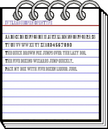 Ivy LeagueOpen animated font preview Ivy LeagueOpen animated font preview