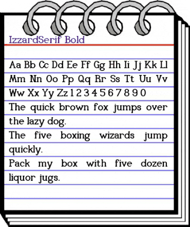 IzzardSerif Bold animated font preview IzzardSerif Bold animated font preview