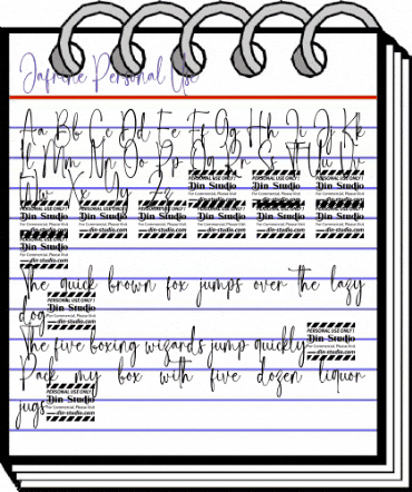Jafrine Personal Use Regular animated font preview Jafrine Personal Use Regular animated font preview