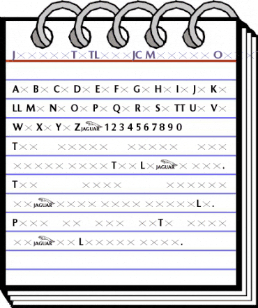 JaguarTitlingJC Medium animated font preview JaguarTitlingJC Medium animated font preview
