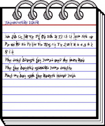 Jaguarundi Hard Regular animated font preview Jaguarundi Hard Regular animated font preview