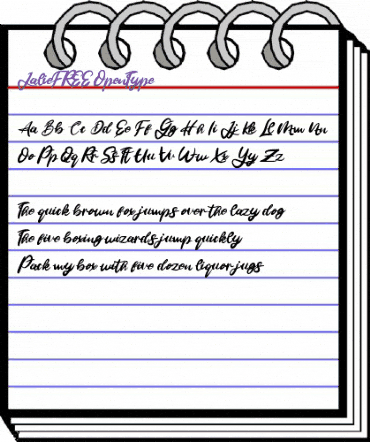 Jalie FREE Regular animated font preview Jalie FREE Regular animated font preview