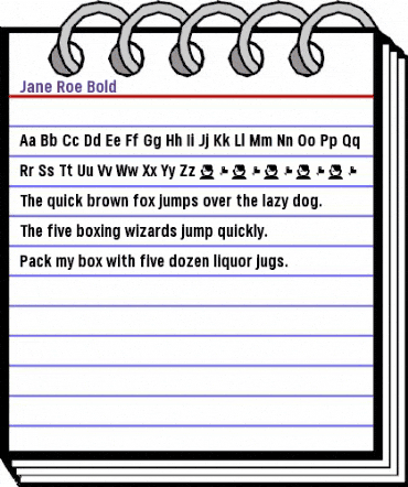 Jane Roe Bold animated font preview Jane Roe Bold animated font preview