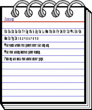 Jantung Regular animated font preview