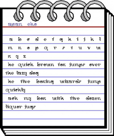 Japan Deko Regular animated font preview