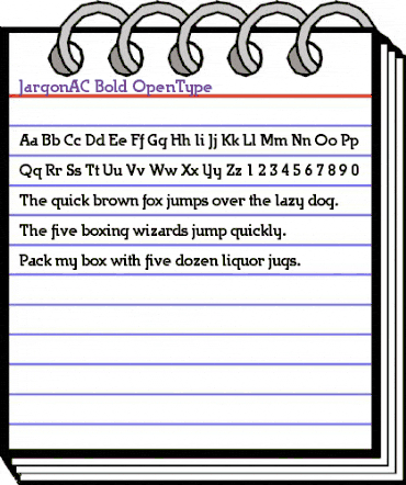 JargonAC Bold animated font preview JargonAC Bold animated font preview