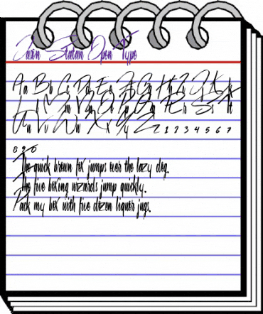 Jason Statan Regular animated font preview