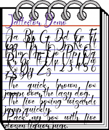 Jattestor Demo Regular animated font preview