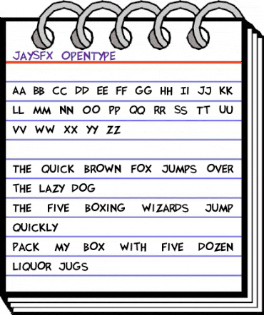 JaySFX Regular animated font preview JaySFX Regular animated font preview