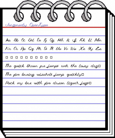 Jengmudy Regular animated font preview Jengmudy Regular animated font preview