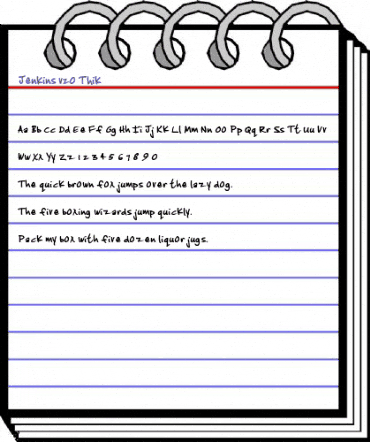 Jenkins v2.0 Thik animated font preview