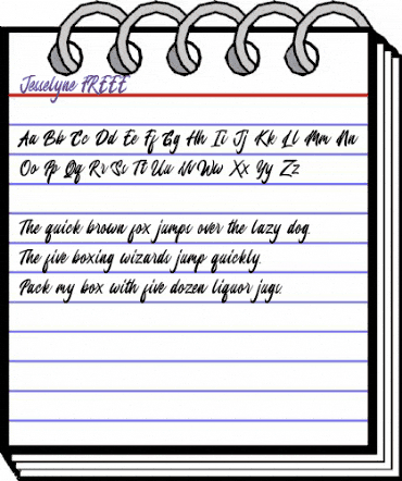 Jesselyne Regular animated font preview