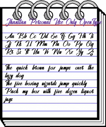 Jhanttan Personal Use Only Regular animated font preview Jhanttan Personal Use Only Regular animated font preview