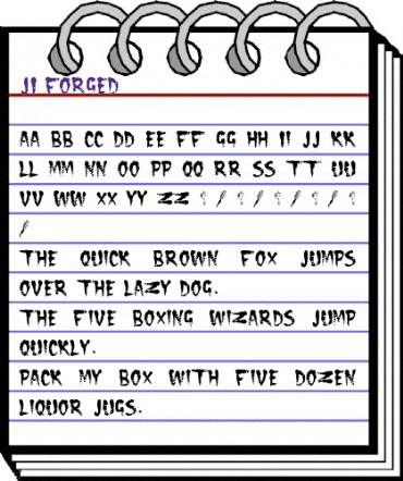 Glitter Fire Regular animated font preview