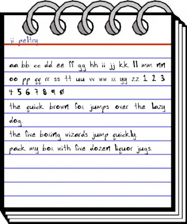 Romance 2001 Regular animated font preview