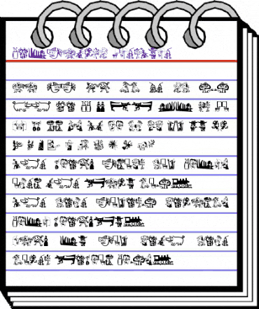 Jimbatz NF Regular animated font preview