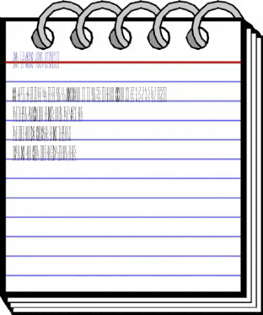 JMH Celaeno Book Regular animated font preview