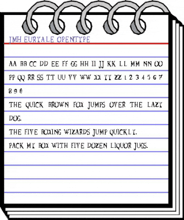 JMH Euryale Regular animated font preview JMH Euryale Regular animated font preview