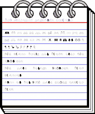 JMH Sherlock Dingbats Regular animated font preview