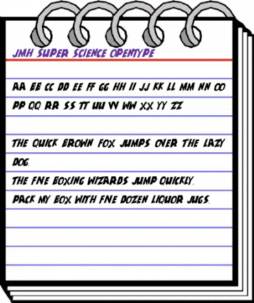 JMH Super Science Regular animated font preview