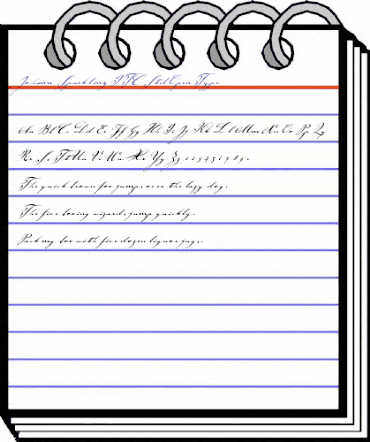 Johann Sparkling ITC Std Regular animated font preview