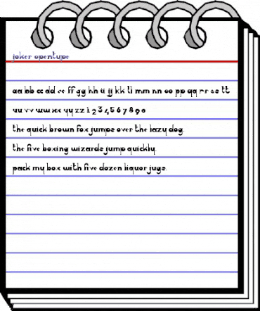 Joker Regular animated font preview