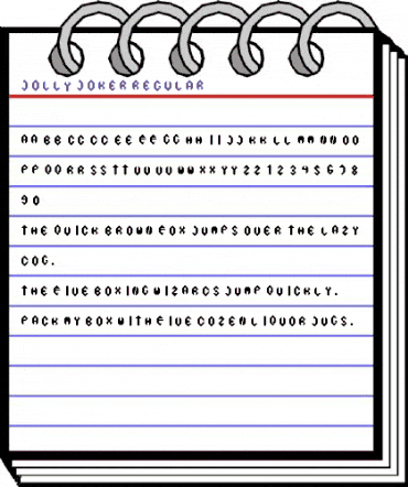 Jolly Joker Regular animated font preview Jolly Joker Regular animated font preview