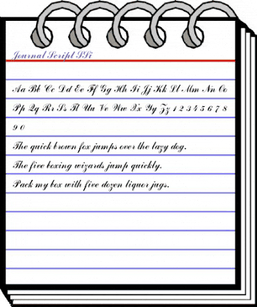 Journal Script SSi Regular animated font preview Journal Script SSi Regular animated font preview