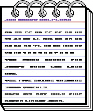 Joy Shark Halftone Regular animated font preview