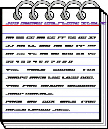 Joy Shark Halftone Italic Italic animated font preview