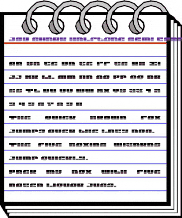 Joy Shark Halftone Semi-Condensed Semi-Condensed animated font preview