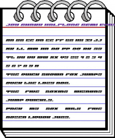 Joy Shark Halftone Semi-ConIta Semi-Condensed Italic animated font preview Joy Shark Halftone Semi-ConIta Semi-Condensed Italic animated font preview