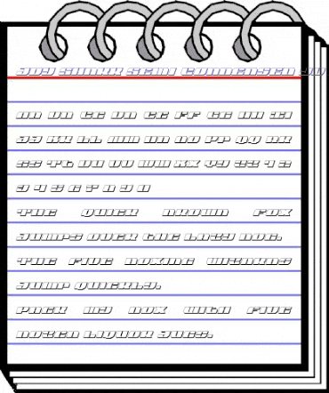 Joy Shark Semi-Condensed 3D Italic Semi-Condensed Italic animated font preview