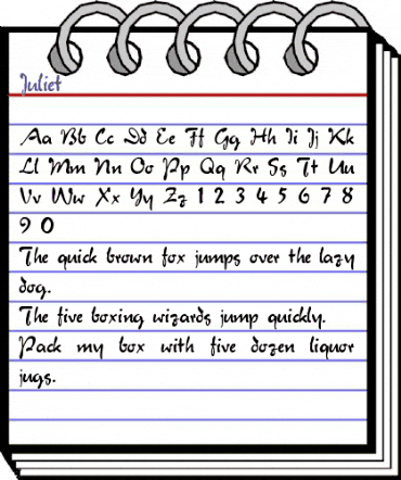 Juliet Regular animated font preview